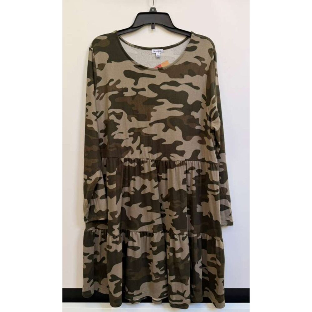 Camo Babydoll Dress
